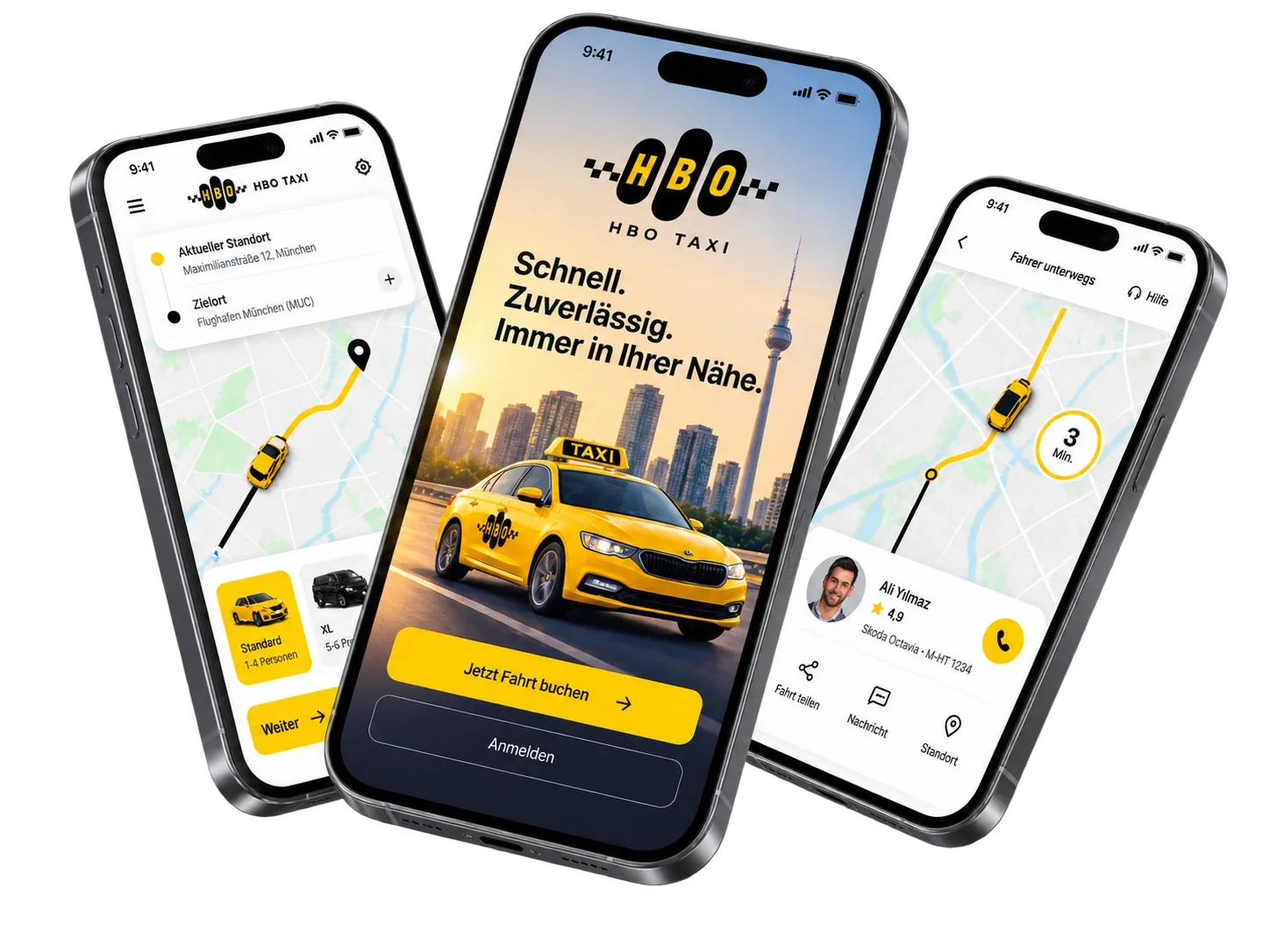 HBO Taxi — Next-Gen Plattform für urbane Mobilität & Flottensteuerung